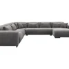 Caribbean hoekbank grijs