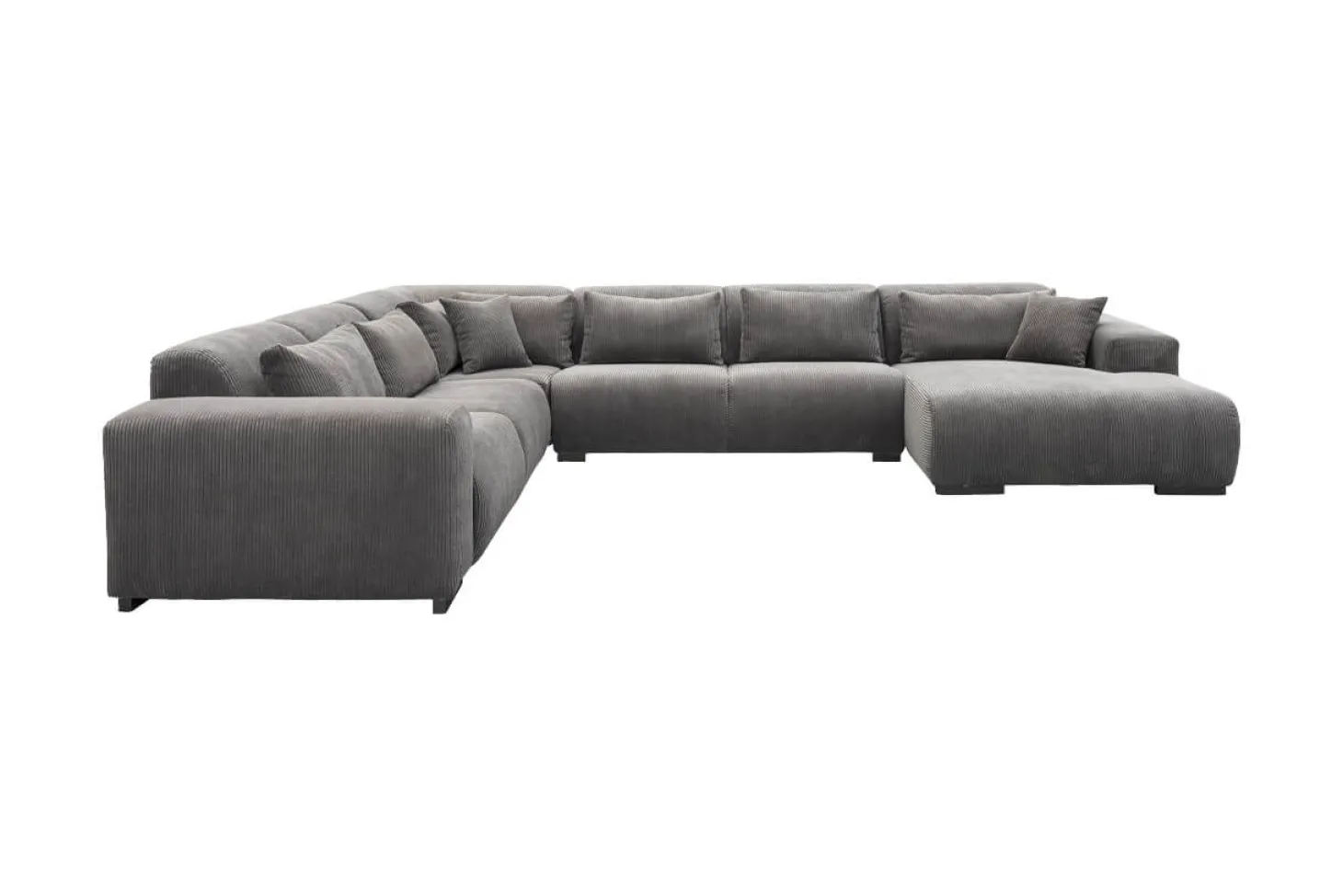 Caribbean hoekbank grijs