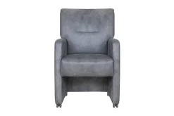 Clooney eetkamerfauteuil grijs