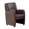 Clooney eetkamerfauteuil bruin