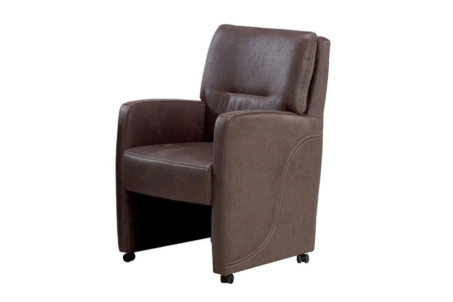 Clooney eetkamerfauteuil bruin