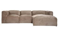 Customize hoekbank taupe