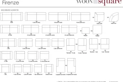 Firenze hoekbank cognac