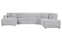 Firenze hoekbank groot zilver