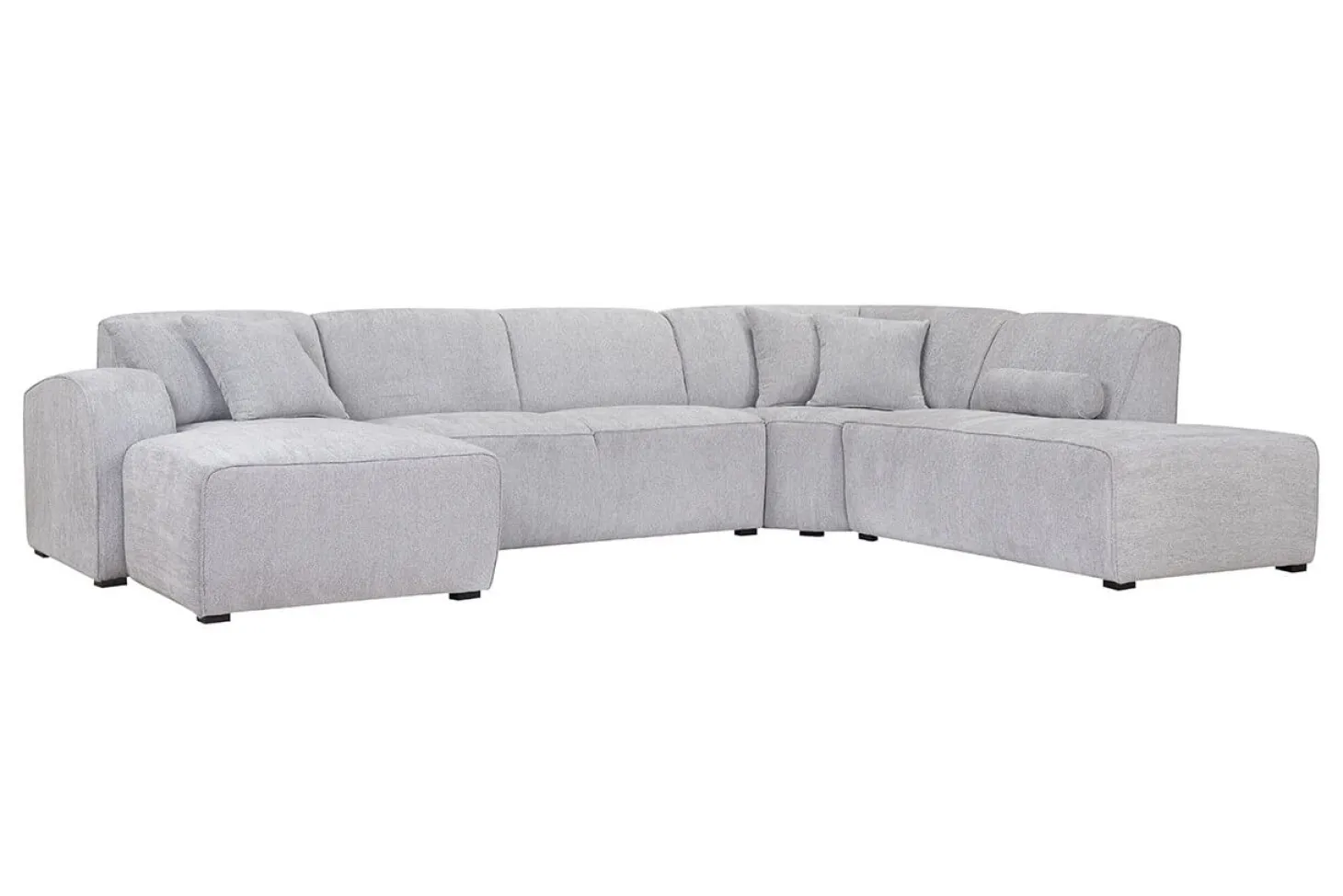 Firenze hoekbank groot zilver