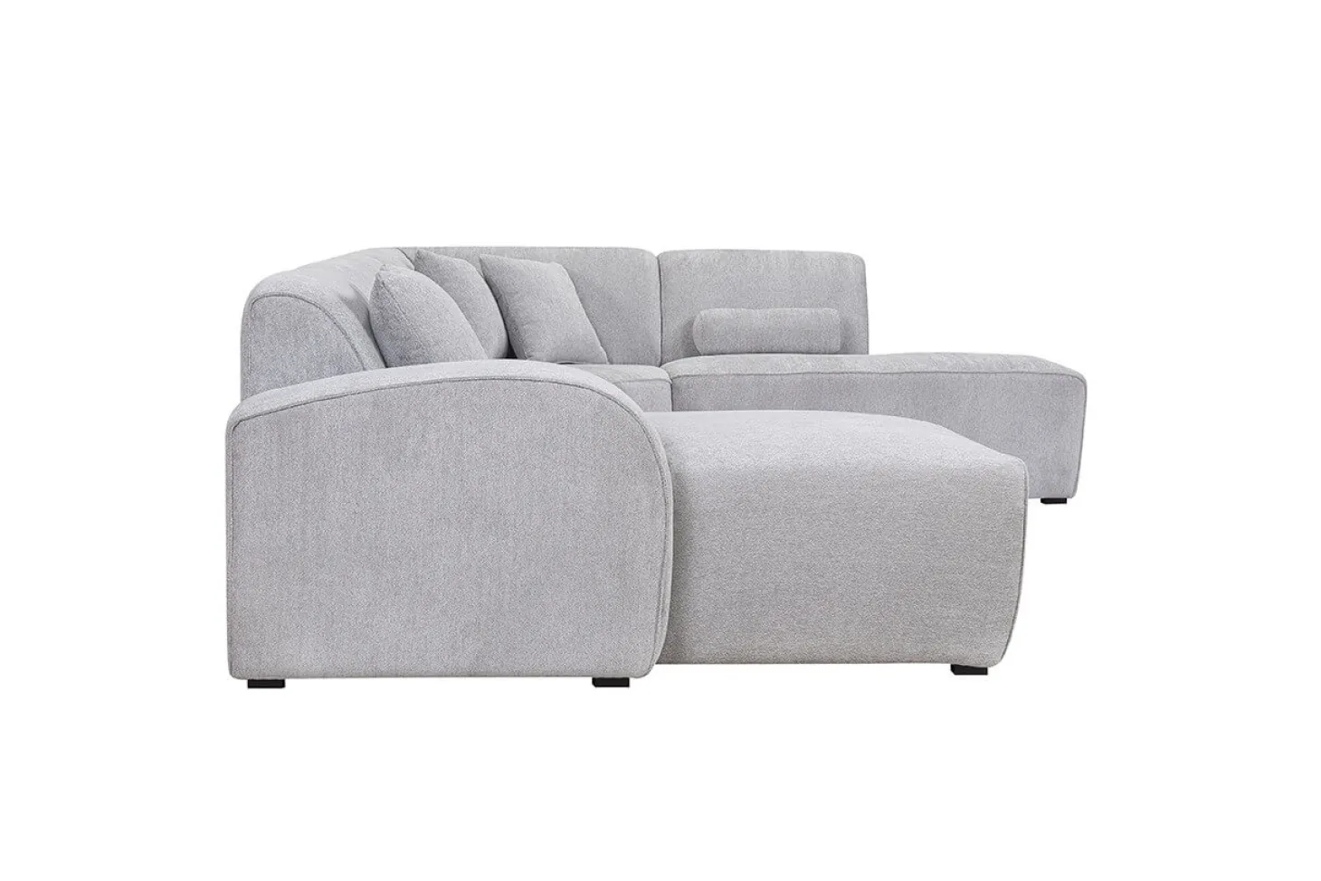 Firenze hoekbank groot zilver