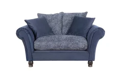 Kasteelbank 1½-zits blauw