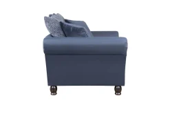 Kasteelbank 1½-zits blauw