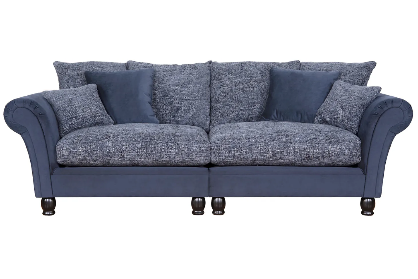 Kasteelbank 3-zits blauw