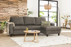 Londen loungebank antraciet