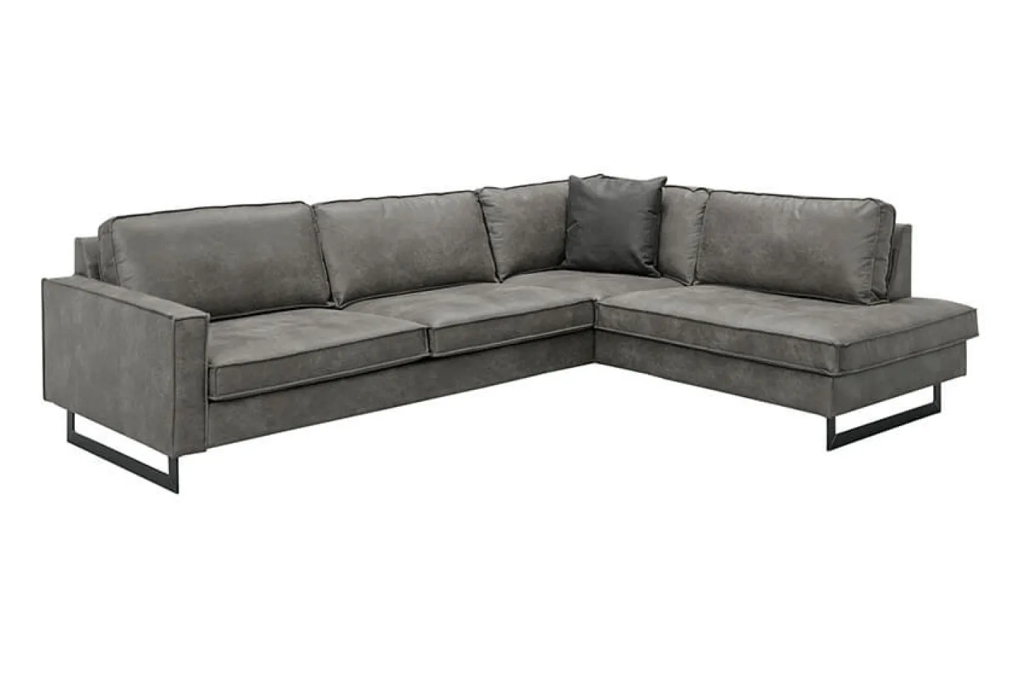 Mexico hoekbank antraciet