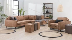 Mexico hoekbank cognac