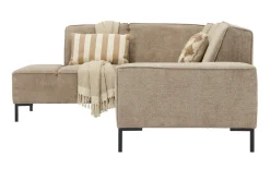 Mondial hoekbank taupe