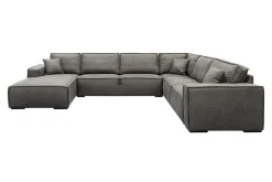 Phantom hoekbank grijs