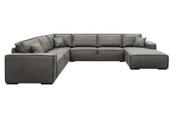 Phantom hoekbank grijs