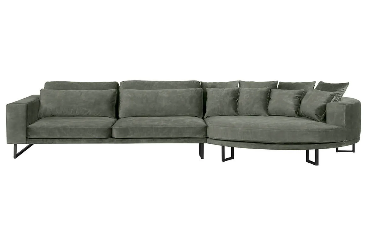 Provence loungebank groen