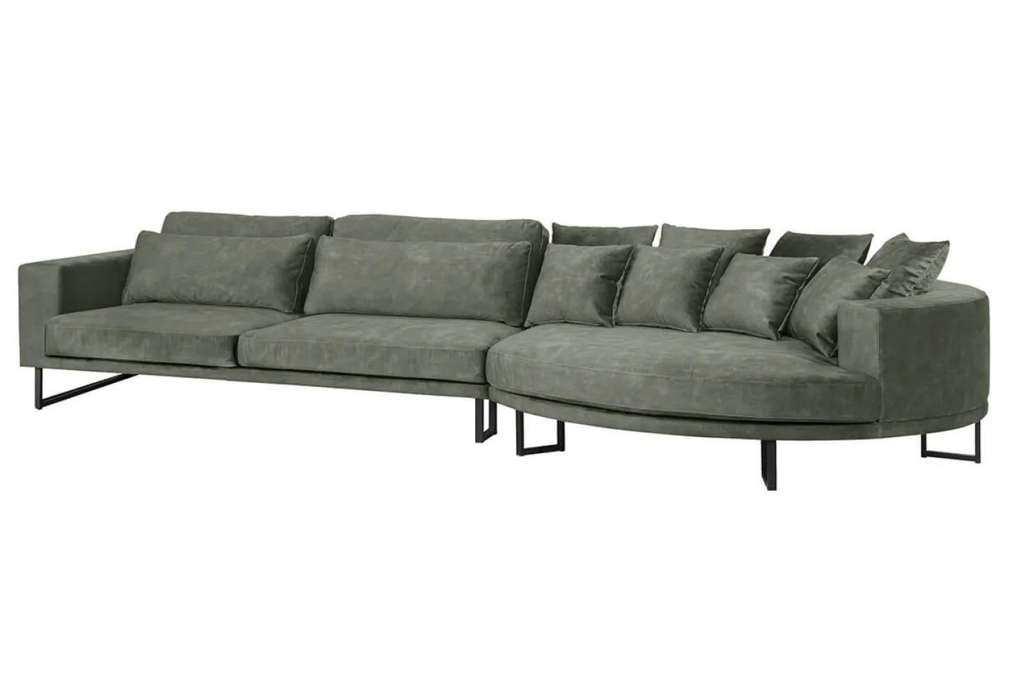 Provence loungebank groen