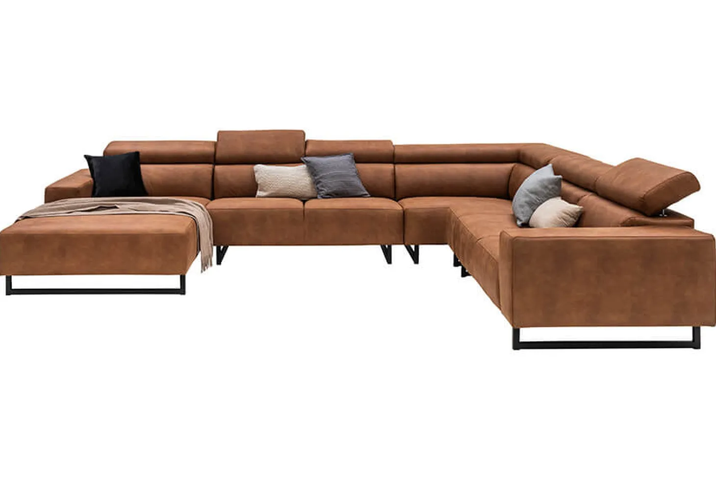 Richmond hoekbank cognac