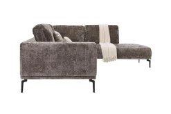 Riviera hoekbank taupe