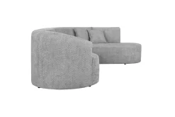 Salvador hoekbank grijs