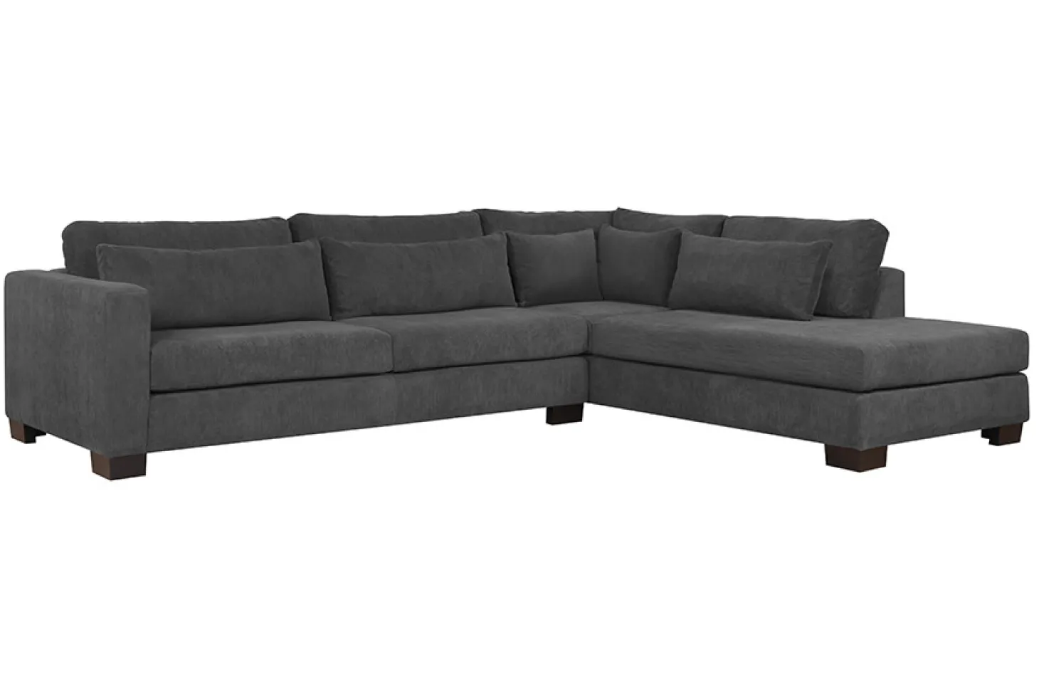 Santorini hoekbank zwart