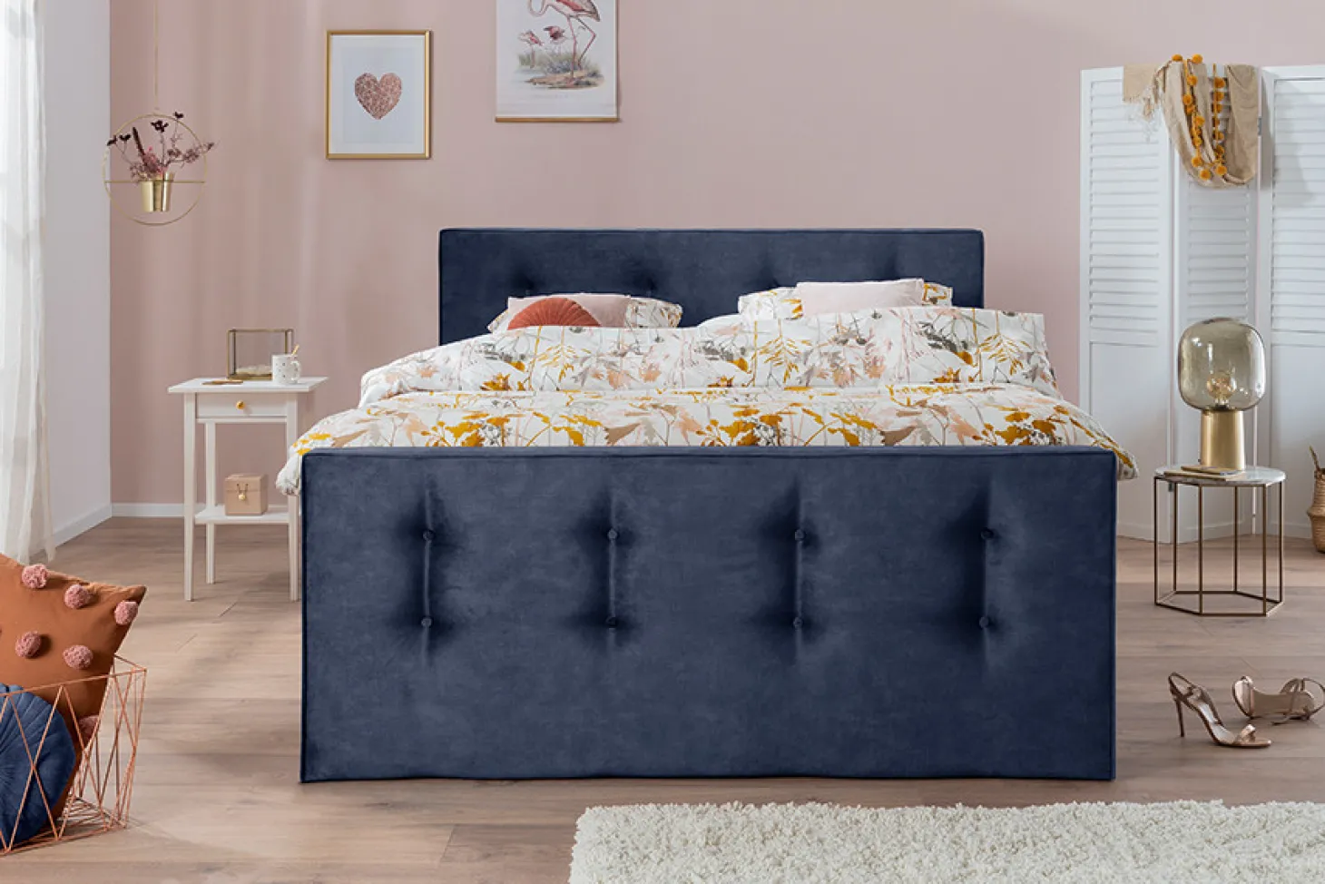 Villa boxspring navy